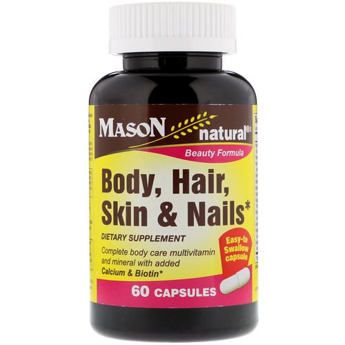 Mason Natural, Body, Hair, Skin & Nails, 60 Capsules Review