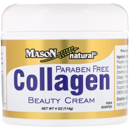 Mason Natural, Collagen Beauty Cream, Pear Scented, 4 oz (114 g) Review