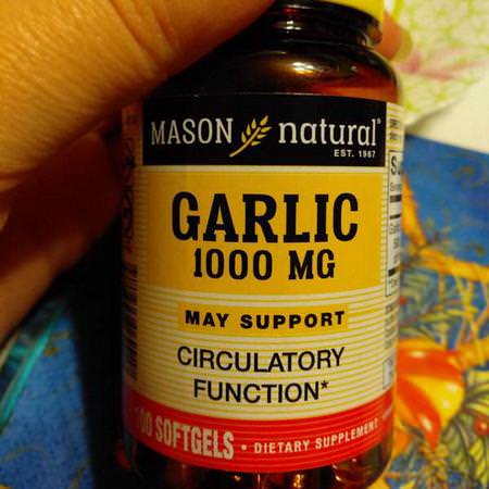 Mason Natural Garlic Condition Specific Formulas - 大蒜, 順勢療法, 草藥