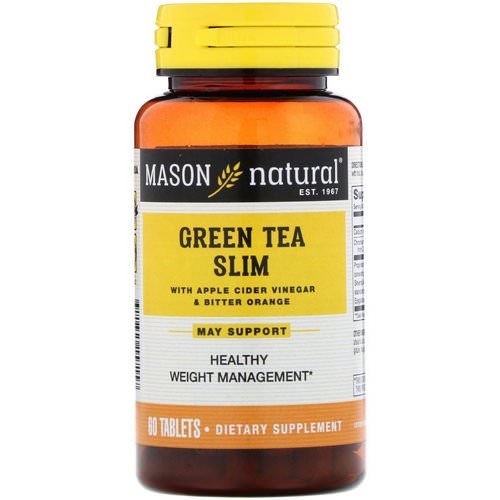 Mason Natural, Green Tea Slim, 60 Tablets Review