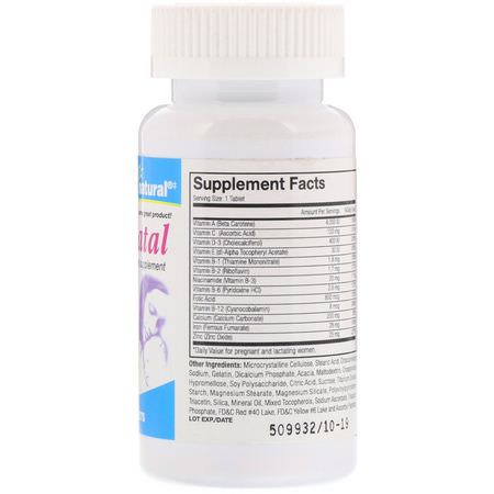 產前多種維生素, 婦女的健康: Mason Natural, MasoNatal Multivitamin / Multimineral Supplement, 100 Tablets