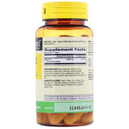 流感, 咳嗽: Mason Natural, Vitamin C, 1000 mg, 90 Tablets