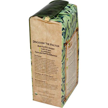 綠茶, 葉巴伴侶: Mate Factor, Organic Yerba Mate, Fresh Green, Loose Herb Tea, 12 oz (340 g)