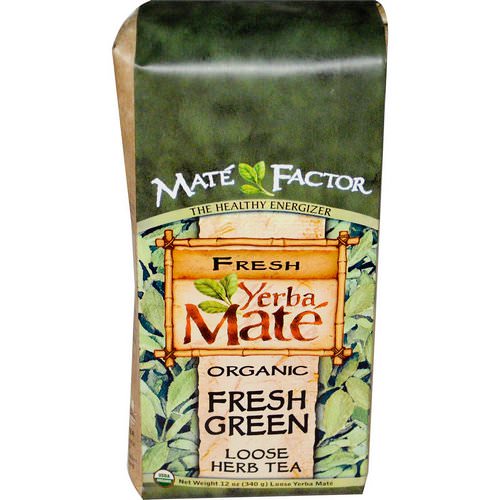 Mate Factor, Organic Yerba Mate, Fresh Green, Loose Herb Tea, 12 oz (340 g) Review