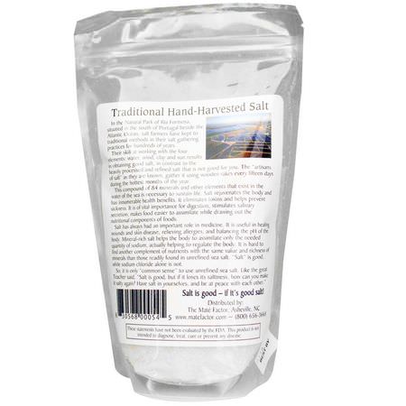 海鹽: Mate Factor, Sal do Mar, Unrefined Sea Salt, 16 oz (454 g)