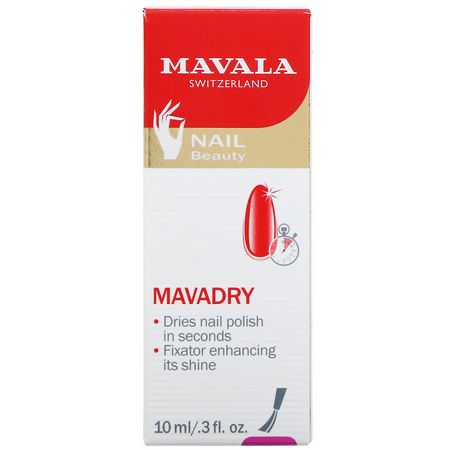 指甲護理, 指甲: Mavala, Mavadry, 0.3 fl oz (10 ml)
