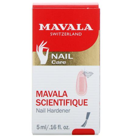 指甲護理, 指甲: Mavala, Mavala Scientifique, Nail Hardener, .16 fl oz (5 ml)