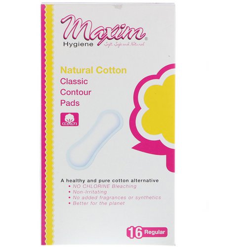 Maxim Hygiene Products, Classic Contour Pads, Regular, Unscented, 16 Pads Review