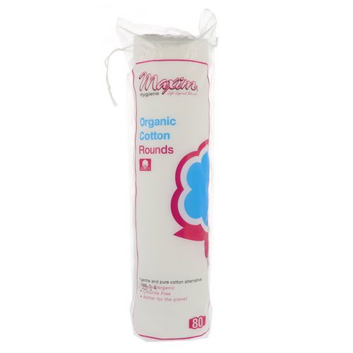 Maxim Hygiene Products, Organic Cotton Rounds, 80 Count Review