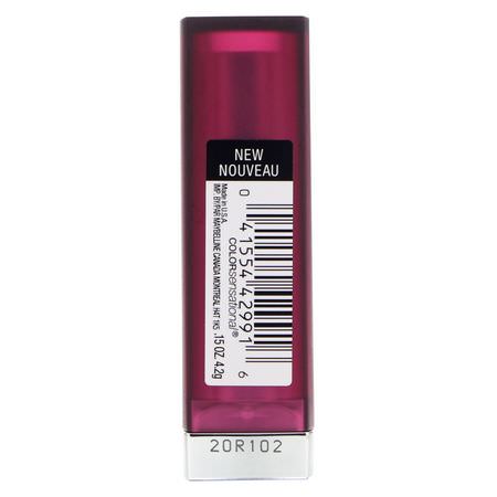 唇膏, 嘴唇: Maybelline, Color Sensational, Creamy Matte Lipstick, 670 Ravishing Rose, 0.15 oz (4.2 g)