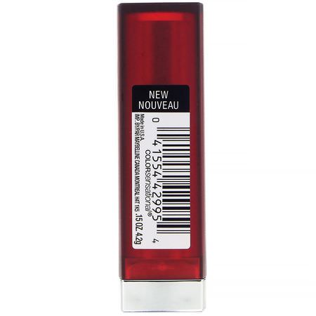 唇膏, 嘴唇: Maybelline, Color Sensational, Creamy Matte Lipstick, 690 Siren in Scarlet, 0.15 oz (4.2 g)