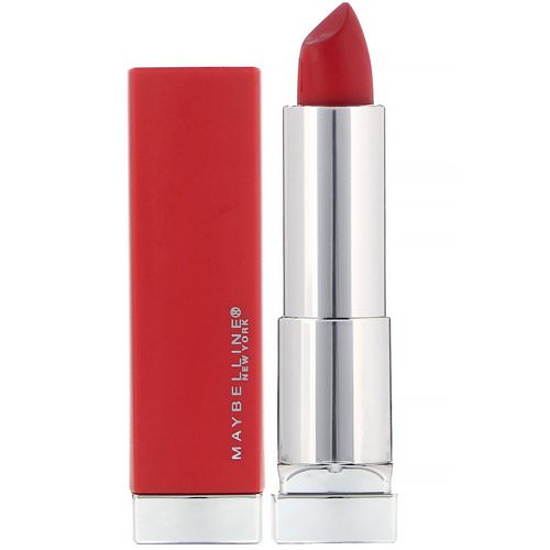 Maybelline, Color Sensational, Made For All Lipstick, 382 Red for Me, 0.15 oz (4.2 g) Review
