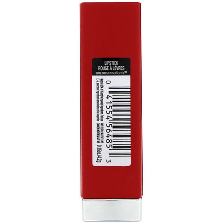 唇膏, 嘴唇: Maybelline, Color Sensational, Made For All Lipstick, 385 Ruby for Me, 0.15 oz (4.2 g)