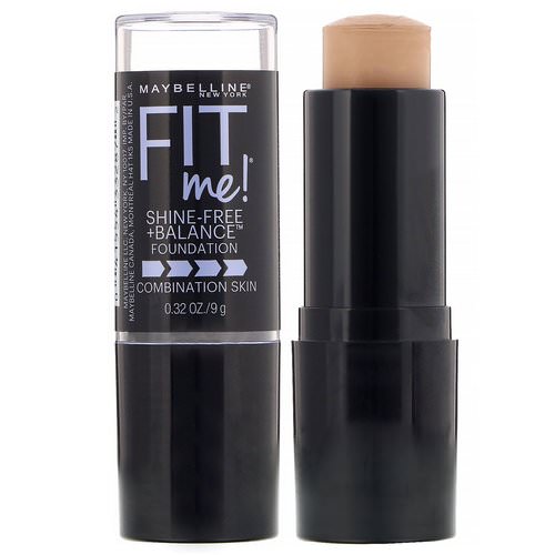 Maybelline, Fit Me, Shine-Free + Balance Stick Foundation, 235 Pure Beige, 0.32 oz (9 g) Review