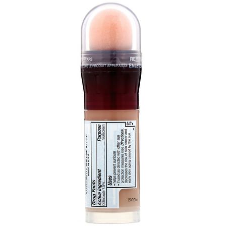 遮瑕, 臉部: Maybelline, Instant Age Rewind, Eraser Treatment Makeup, 250 Pure Beige, 0.68 fl oz (20 ml)