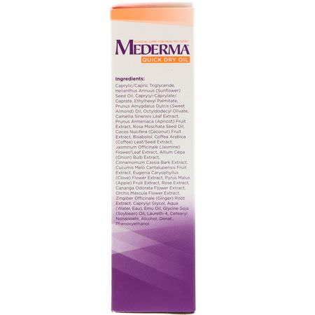 皮膚發癢, 乾燥: Mederma, Quick Dry Oil, 3.4 oz (100 ml)