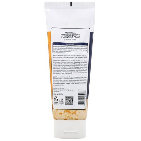 清潔劑, 洗面奶: Mediheal, Intensive Lifting Cleansing Foam, 5 fl oz (150 ml)