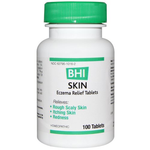 MediNatura, BHI, Skin Eczema Relief Tablets, 100 Tablets Review