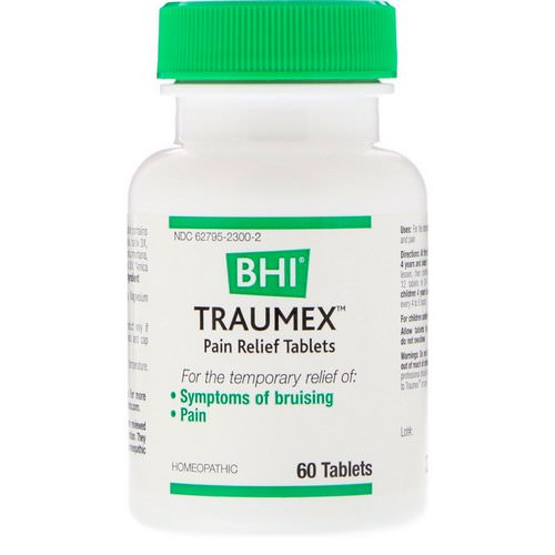 MediNatura, BHI, Traumex, Pain Relief Tablets, 60 Tablets Review