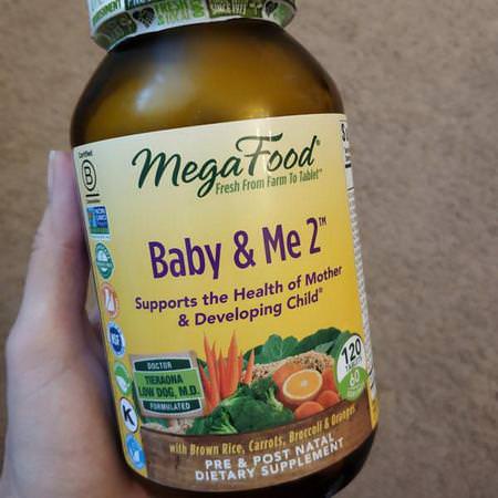 MegaFood, Baby & Me 2, 60 Tablets