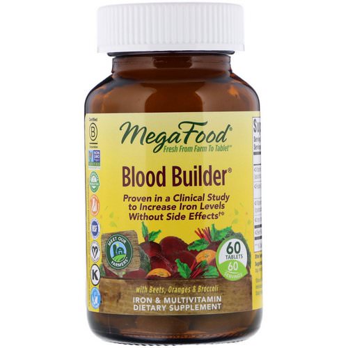 MegaFood, Blood Builder, 60 Tablets Review