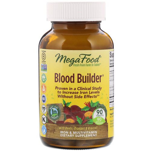MegaFood, Blood Builder, 90 Tablets Review