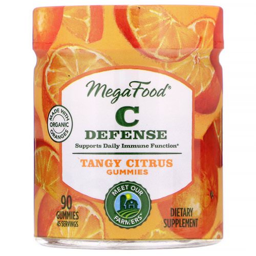 MegaFood, C Defense, Tangy Citrus Gummies, 90 Gummies Review