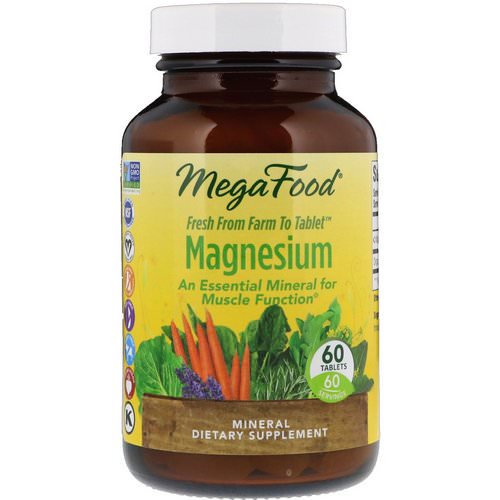 MegaFood, Magnesium, 60 Tablets Review