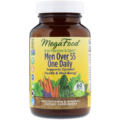 MegaFood, Men Over 55 One Daily, 60 Tablets Review