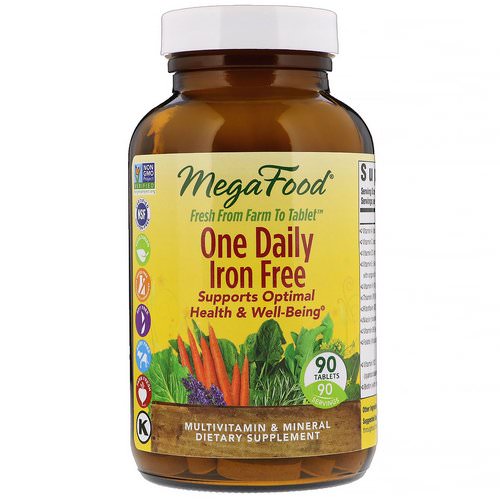 MegaFood, One Daily, Iron Free, 90 Tablets Review