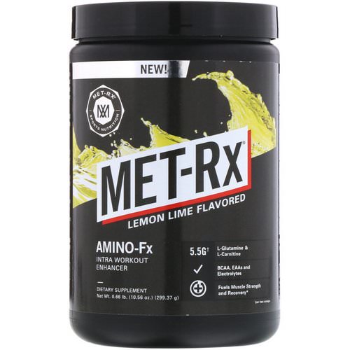 MET-Rx, Amino-Fx Intra Workout Enhancer, Lemon Lime, 10.56 oz (299.37 g) Review
