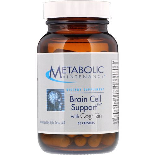 Metabolic Maintenance, Brain Cell Support, with Cognizin, 60 Capsules Review