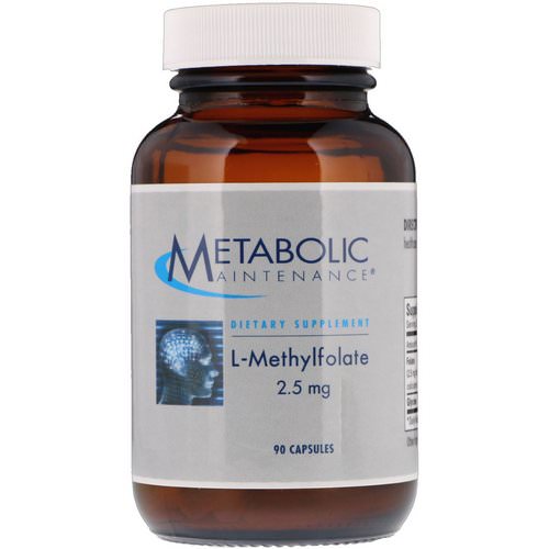 Metabolic Maintenance, L-Methylfolate, 2.5 mg, 90 Capsules Review