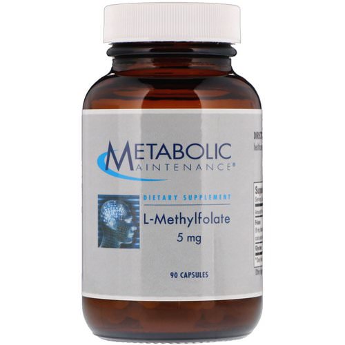 Metabolic Maintenance, L-Methylfolate, 5 mg, 90 Capsules Review