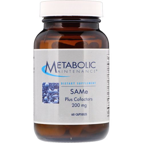 Metabolic Maintenance, SAMe Plus Cofactors, 200 mg, 60 Capsules Review