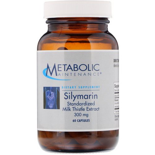 Metabolic Maintenance, Silymarin, Standardized Milk Thistle Extract, 300 mg, 60 Capsules Review
