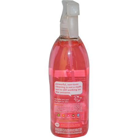 表面清潔劑, 多功能清潔劑: Method, All Purpose Natural Derived Surface Cleaner, Pink Grapefruit, 28 fl oz (828 ml)