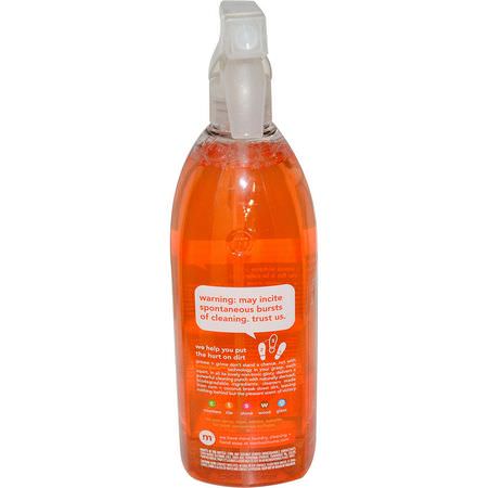 表面清潔劑, 多功能清潔劑: Method, All-Purpose Natural Surface Cleaner, Clementine, 28 fl oz (828 ml)