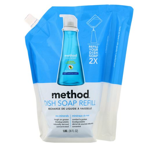Method, Dish Soap Refill, Sea Minerals, 36 fl oz (1.06 l) Review