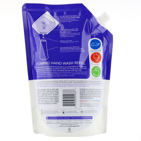 洗手液補充裝, 淋浴: Method, Foaming Hand Wash Refill, French Lavender, 28 fl oz (828 ml)