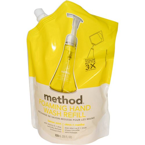 Method, Foaming Hand Wash Refill, Lemon Mint, 28 fl oz (828 ml) Review