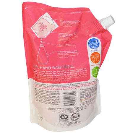 洗手液補充劑, 淋浴器: Method, Gel Hand Wash Refill, Pink Grapefruit, 34 fl oz (1 l)