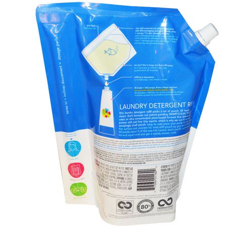 洗滌劑, 洗衣: Method, Laundry Detergent Refill, 85 Loads, Fresh Air, 34 fl oz (1020 ml)
