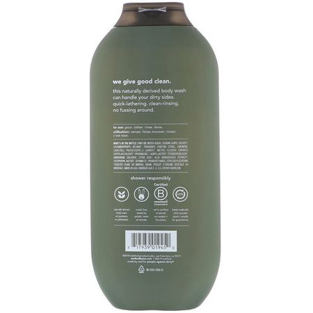 沐浴露, 沐浴露: Method, Men, Body Wash, Bergamot + Lime, 18 fl oz (532 ml)