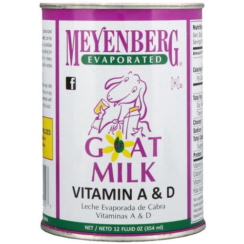 Meyenberg Goat Milk, Evaporated Goat Milk, Vitamin A & D, 12 fl oz (354 ml) Review