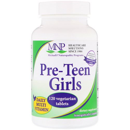 Michael's Naturopathic, Pre-Teen Girls Daily Multi Vitamin, 120 Vegetarian Tablets Review