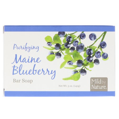Mild By Nature, Purifying Bar Soap, Maine Blueberry, 5 oz (141 g) Review
