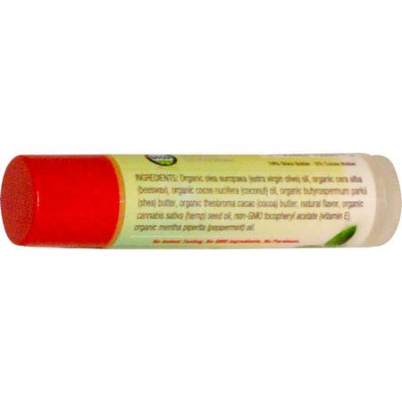 潤唇膏, 護唇霜: Mill Creek Botanicals, Organic Lip Balm, Raspberry Mint, .15 oz (4.2 g)