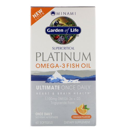 Minami Nutrition, Platinum, Omega-3 Fish Oil, Orange Flavor, 60 Softgels Review