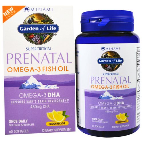Minami Nutrition, Supercritical Prenatal, Omega-3 Fish Oil, Lemon Flavor, 60 Softgels Review